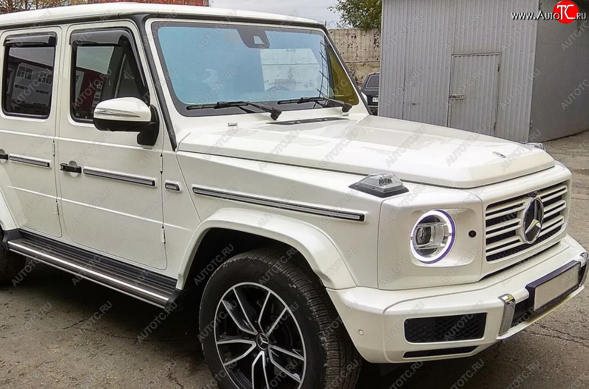 2 989 р. Дефлекторы окон SIM Mercedes-Benz G class W463 (2018-2024)  с доставкой в г. Москва