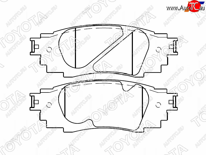 8 399 р. Колодки тормозные задние RH-LH SAT  Lexus RX350  AL20 (2015-2019), Lexus RX350L  AL20 (2017-2022), Lexus RX450  AL20 (2015-2019), Toyota Camry  XV70 (2017-2024)  с доставкой в г. Москва