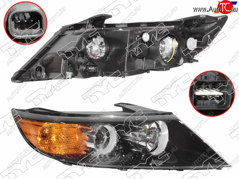 16 999 р. Фара правая (галоген, с корректором) TYC KIA Sorento XM дорестайлинг (2009-2012)  с доставкой в г. Москва