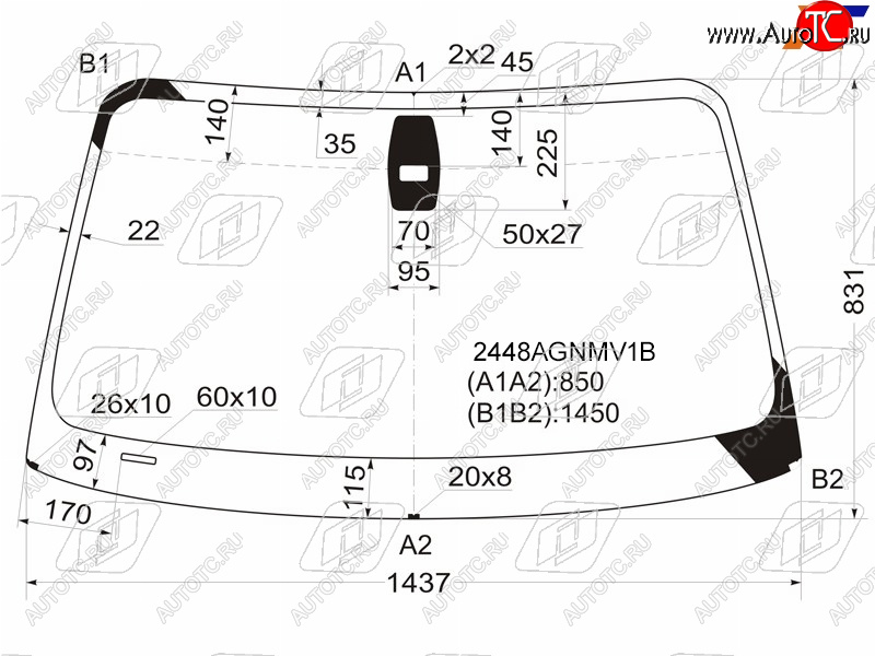 6 649 р. Стекло лобовое (Датчик дождя) BMW FUYAO BMW 1 серия E82 купе 1-ый рестайлинг (2007-2011)  с доставкой в г. Москва