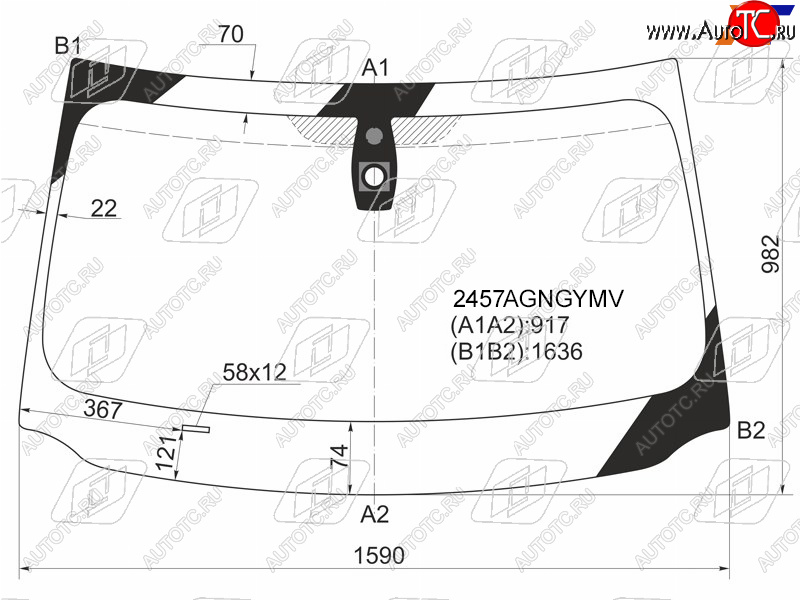 8 949 р. Стекло лобовое (Датчик дождя) FUYAO  BMW 7 серия  F01-F04 (2008-2015) седан  с доставкой в г. Москва