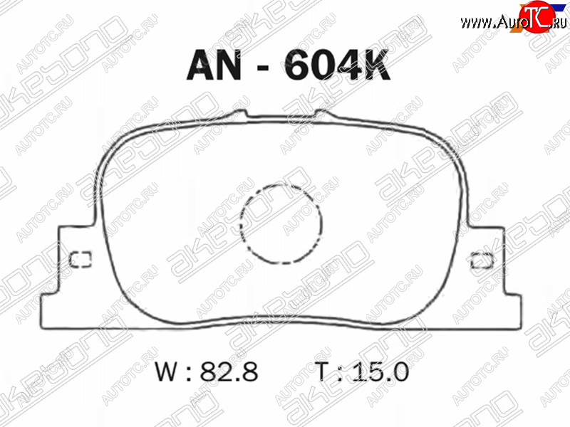 1 299 р. Колодки тормозные зад LH-RH SAT  Toyota Camry ( XV20,  XV30,  XV40,  XV50,  XV55,  XV70) - Windom  с доставкой в г. Москва