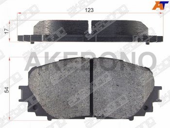 1 839 р. Колодки тормозные перед FL-FR SAT   Toyota Belta/Yaris  XP90 - Ractis  с доставкой в г. Москва. Увеличить фотографию 1