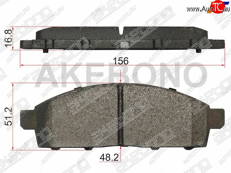 2 489 р. Колодки тормозные передние FL-FR SAT  Mitsubishi Challenger (2008-2015), Mitsubishi L200 ( 4,  5 KK,KL) (2006-2022), Mitsubishi Pajero Sport  PA (1996-2008), Nissan NP200 (2008-2024)  с доставкой в г. Москва