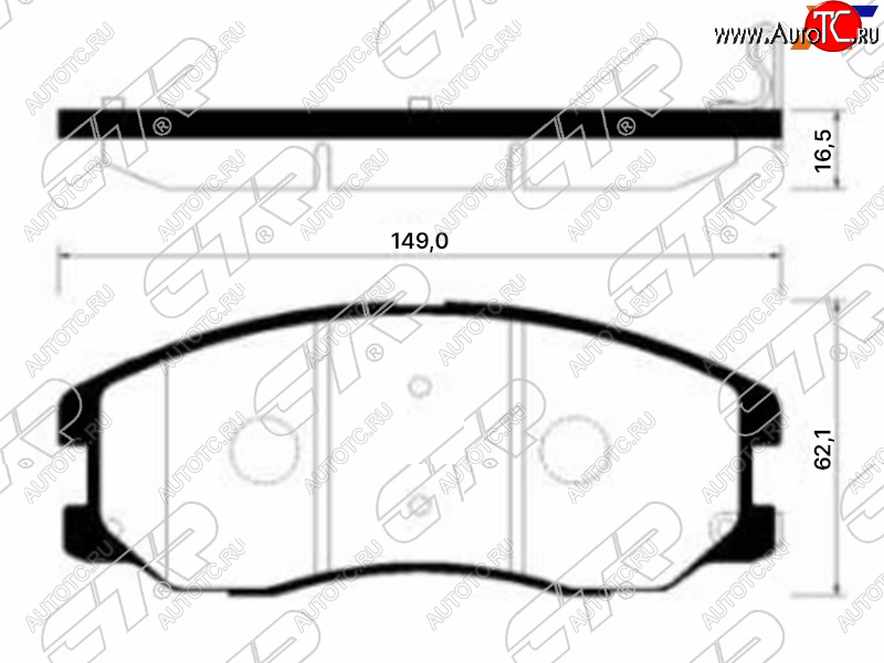 2 669 р. Колодки тормозные передние FL-FR SAT  Chevrolet Captiva (2006-2016), Opel Antara (2006-2015)  с доставкой в г. Москва