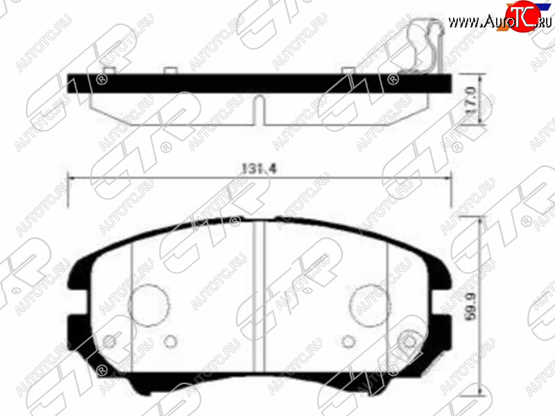 2 149 р. Колодки тормозные перед FR-FL SAT  Chery Tiggo 7 PRO (2019-2025), KIA Soul ( AM,  PS,  SK3) (2008-2022)  с доставкой в г. Москва