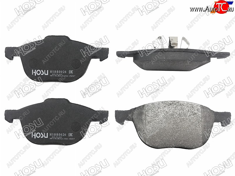 1 659 р. Колодки тормозные передние FL-FR SAT  Ford Focus (2,  3,  CEW), Kuga (1,  2), Mazda 3/Axela (BK,  BL,  BM,  BP), Volvo S40 (VS седан,  MS седан)  с доставкой в г. Москва