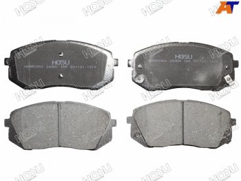 1 429 р. Колодки тормозные передние FR-FL SAT   Hyundai I40  1 VF (2011-2019), Hyundai IX35 ( LM,  NU) (2009-2025), JAC S3 (2014-2025)  с доставкой в г. Москва. Увеличить фотографию 1