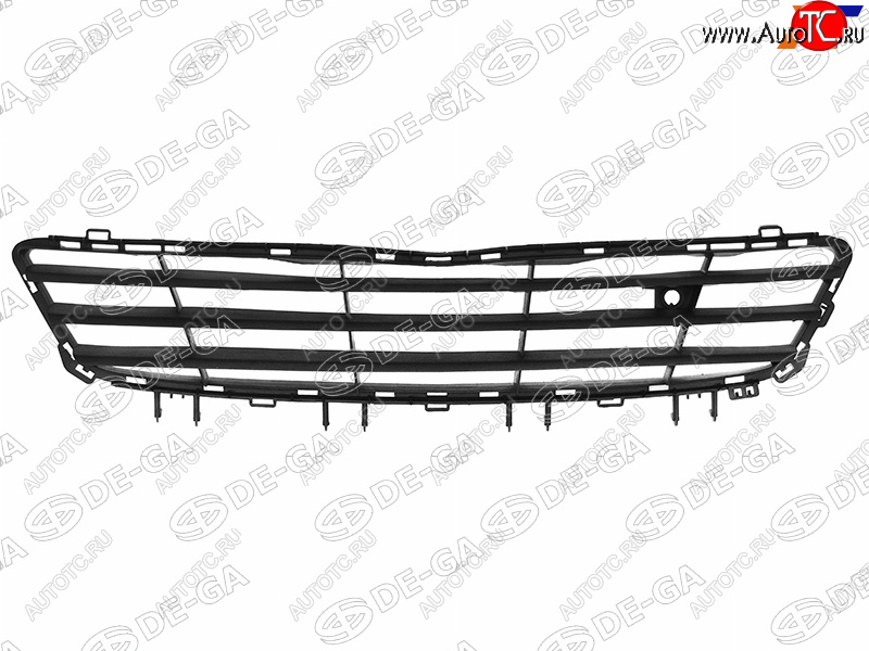689 р. Центральная решетка переднего бампера DE-GA  Opel Astra  H (2004-2007) седан дорестайлинг, универсал, хэтчбек 5дв дорестайлинг  с доставкой в г. Москва