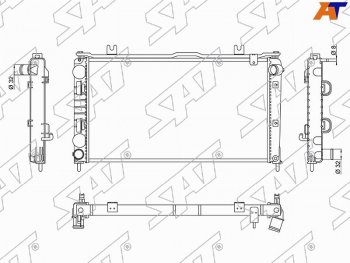 Радиатор SAT Лада Гранта FL 2191 лифтбэк рестайлинг (2018-2024)