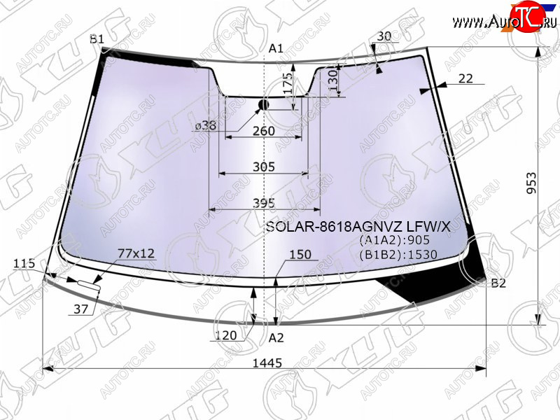 25 799 р. Стекло лобовое (Атермальное Молдинг) XYG Volkswagen Golf 7 дорестайлинг, хэтчбэк 5 дв. (2012-2017)  с доставкой в г. Москва