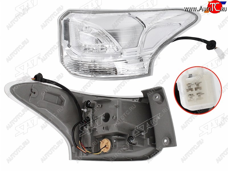 10 599 р. Фонарь задний правый (внешний, LED) SAT  Mitsubishi Outlander  GF (2014-2016) 1-ый рестайлинг  с доставкой в г. Москва