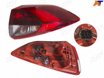 5 299 р. Фонарь задний правый (внешний, LED) SAT  Hyundai Tucson  TL (2015-2018) дорестайлинг  с доставкой в г. Москва. Увеличить фотографию 1