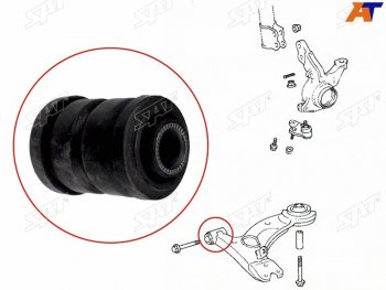 199 р. Сайлентблок переднего нижнего рычага FR SAT  Toyota Caldina  T190 - Corona  T190  с доставкой в г. Москва. Увеличить фотографию 1