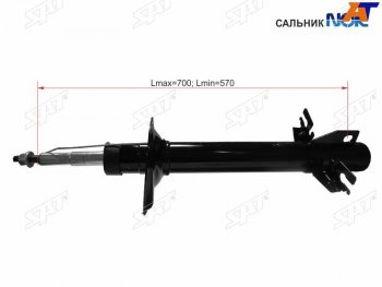 Стойка передняя Шток 25 LH=RH SAT Peugeot Boxer 250 (2006-2014)