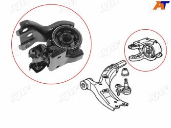 Сайлентблок рычага задний FR -RH SAT Honda CR-V RM1,RM3,RM4 дорестайлинг (2012-2015)