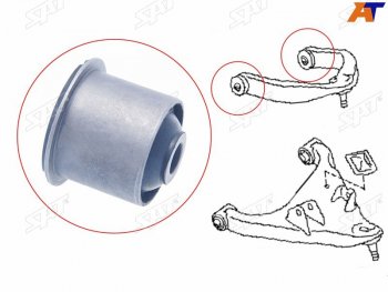 569 р. Сайлентблок верхнего рычага FR SAT Nissan Patrol 6 Y62 дорестайлинг (2010-2014)  с доставкой в г. Москва. Увеличить фотографию 3