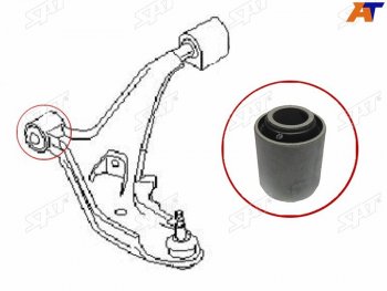 Сайлентблок переднего нижнего рычага FR SAT Nissan (Нисан) Cefiro (Цефиро) ( A32,  A33) (1994-2003) A32, A33