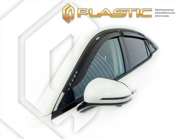 Дефлектора окон (Россия) CA-Plastic FAW Bestune B70 лифтбэк (2020-2025)