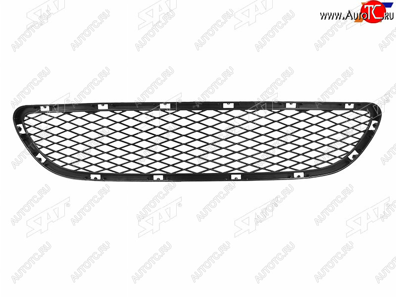 699 р. Центральная решетка переднего бампера SAT  BMW 3 серия  E90 (2008-2012) седан рестайлинг  с доставкой в г. Москва