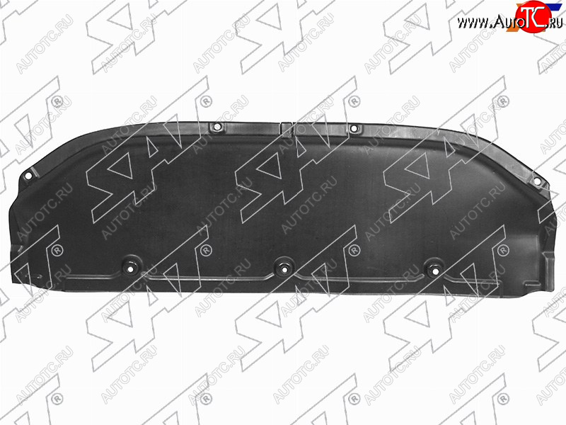 1 049 р. Защита переднего бампера (пыльник) SAT  Nissan Qashqai  1 (2010-2013) J10 рестайлинг  с доставкой в г. Москва