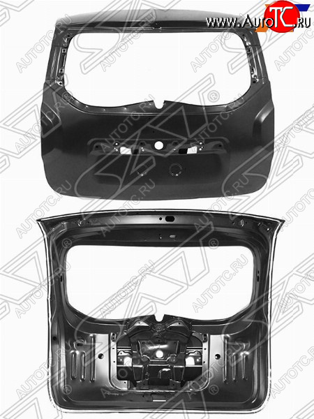 24 699 р. Дверь багажника SAT  Renault Duster  HS (2010-2021) дорестайлинг, рестайлинг  с доставкой в г. Москва