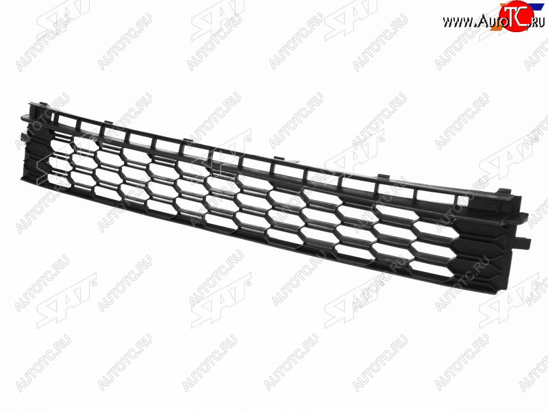 1 369 р. Нижняя решетка переднего бампера SAT Skoda Rapid NH3 рестайлинг лифтбэк (2017-2020)  с доставкой в г. Москва