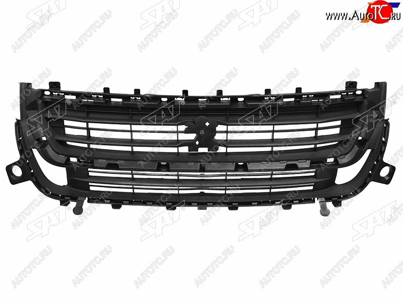 7 999 р. Решетка радиатора SAT  Peugeot Partner  B9 (2015-2018) 2-ой рестайлинг (неокрашенная)  с доставкой в г. Москва