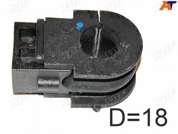 253 р. Втулка стабилизатора переднего D=18 FL-FR SAT Nissan Micra K12 5 дв. 2-ой рестайлинг (2007-2010)  с доставкой в г. Москва. Увеличить фотографию 1