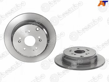 12 249 р. Задний тормозной диск BREMBO  Honda CR-V ( RD4,RD5,RD6,RD7,RD9 ,  RE1,RE2,RE3,RE4,RE5,RE7,  RM1,RM3,RM4,  RW,RT) - StepWagon ( 5 RP1,RP2, RP3, RP4,  5 RP1,RP2, RP3, RP4, RP5)  с доставкой в г. Москва. Увеличить фотографию 1