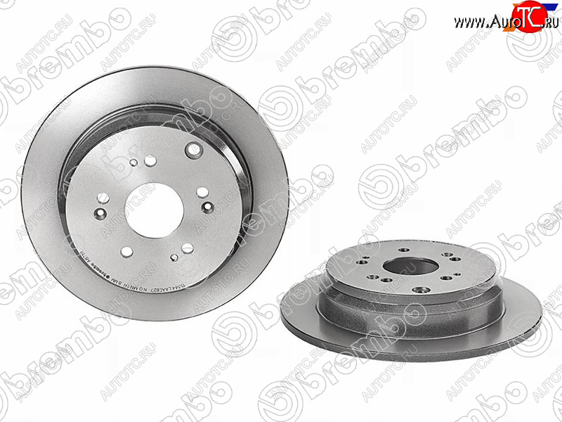 12 249 р. Задний тормозной диск BREMBO  Honda CR-V ( RD4,RD5,RD6,RD7,RD9 ,  RE1,RE2,RE3,RE4,RE5,RE7,  RM1,RM3,RM4,  RW,RT) - StepWagon ( 5 RP1,RP2, RP3, RP4,  5 RP1,RP2, RP3, RP4, RP5)  с доставкой в г. Москва