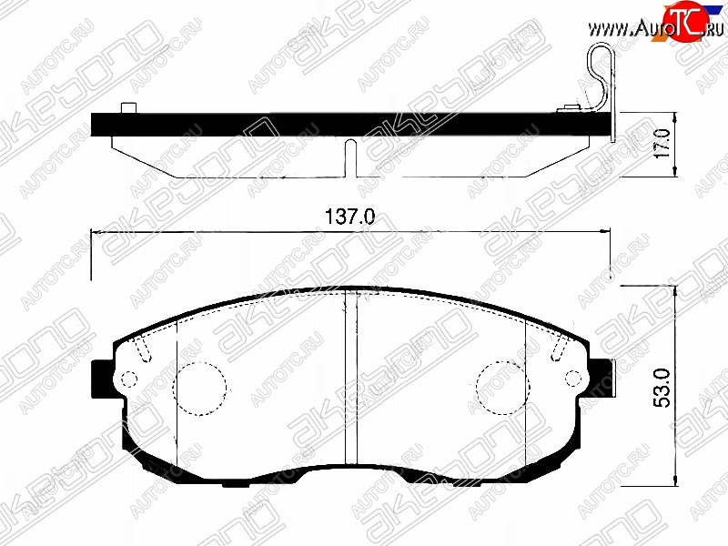 2 269 р. Колодки тормозные перед FR-FL SAT  Nissan Juke  1 YF15 - Teana  2 J32  с доставкой в г. Москва