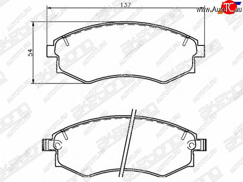 1 999 р. Колодки тормозные передние FR-FL SAT   Hyundai Elantra ( XD,  XD2) (2000-2010), Hyundai Sonata ( Y3,  EF) (1993-2001), Nissan Murano  1 Z50 (2002-2009), SSANGYONG Rexton ( Y200,  Y250,  Y290,  Y400) (2001-2023)  с доставкой в г. Москва