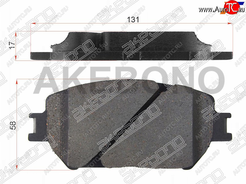 2 199 р. Колодки тормозные передние FR-FL SAT  Toyota Camry (XV30,  XV40,  XV50,  XV55,  XV70), Wish (XE10,  XE20)  с доставкой в г. Москва