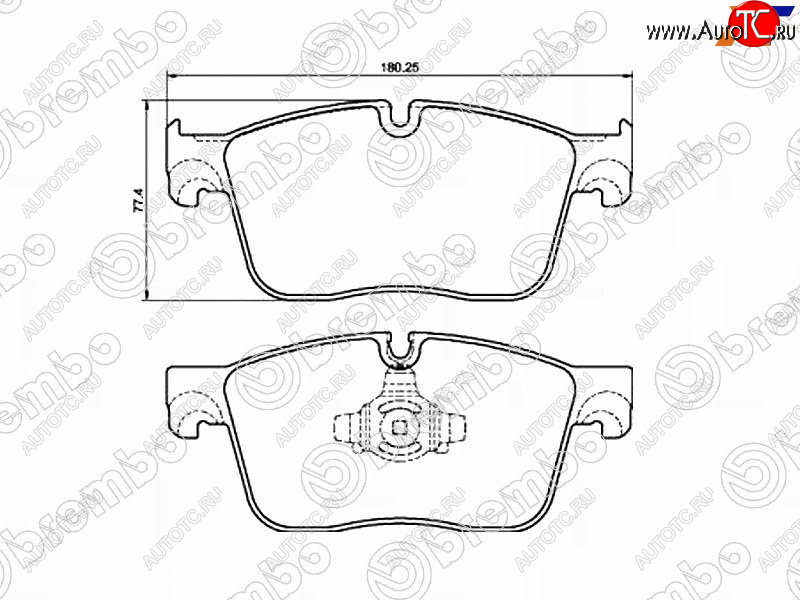 9 999 р. Колодки тормозные перед FL-FR SAT  Jaguar F-Pace  X761 (2015-2022), Land Rover Range Rover Velar  1 L560 (2017-2025)  с доставкой в г. Москва