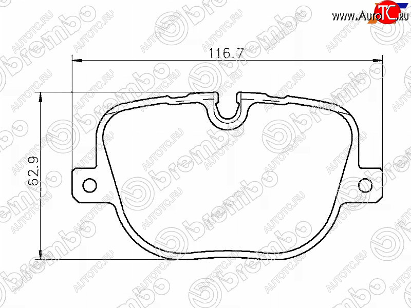 6 649 р. Колодки тормозные задние RH-LH SAT Land Rover Range Rover Sport 2 L494 дорестайлинг (2013-2017)  с доставкой в г. Москва