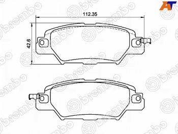 Колодки тормозные передние FL-FR SAT Mazda CX-5 KF (2016-2025)