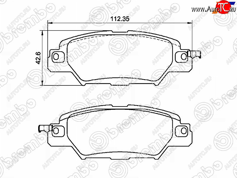 5 399 р. Колодки тормозные передние FL-FR SAT Mazda CX-5 KF (2016-2025)  с доставкой в г. Москва