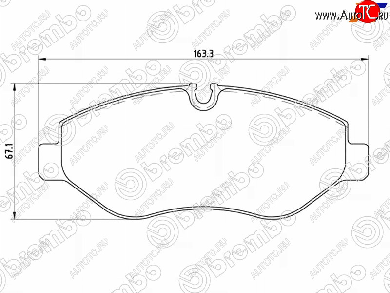 5 999 р. Колодки тормозные перед FR-FL SAT Mercedes-Benz Sprinter W906 (2006-2013)  с доставкой в г. Москва