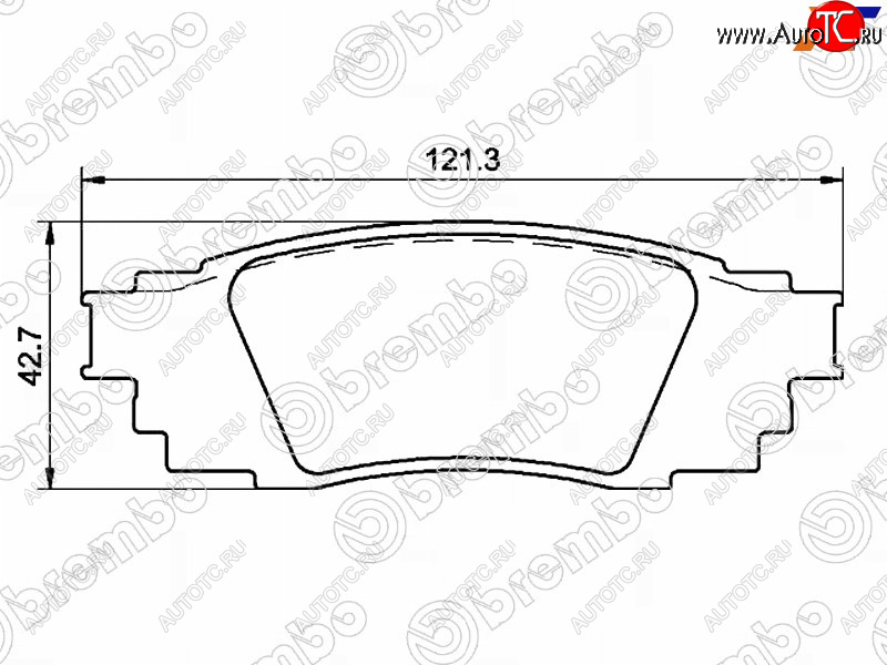 5 499 р. Копируемое: Колодки тормозные задние LH-RH SAT Lexus RX 200T AL20 дорестайлинг (2015-2017)  с доставкой в г. Москва