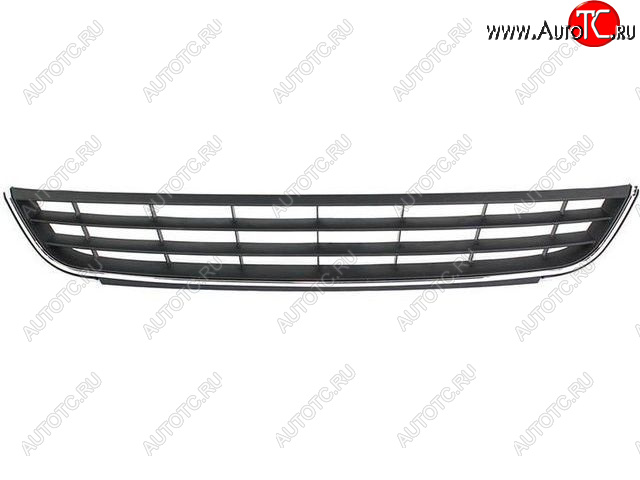 1 269 р. Центральная решетка переднего бампера BodyParts  Volkswagen Jetta  A6 (2011-2015) седан дорестайлинг (молдинг хром)  с доставкой в г. Москва