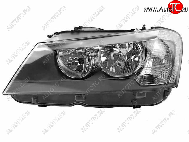 0 р. Левая фара (c электрокорректором) DEPO BMW X3 F25 дорестайлинг (2010-2014)  с доставкой в г. Москва