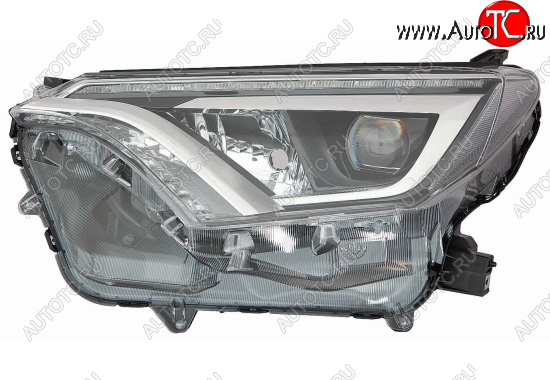 42 799 р. Левая фара (с электрокорректором, диодная) BodyParts Toyota RAV4 XA40 5 дв. рестайлинг (2015-2019)  с доставкой в г. Москва