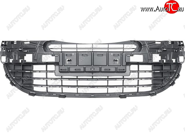 5 749 р. Центральная решетка переднего бампера (пр-во Китай) BODYPARTS Peugeot 408  дорестайлинг (2010-2017)  с доставкой в г. Москва