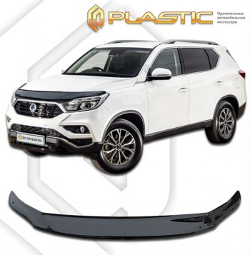 Дефлектор капота CA-Plastic Exclusive SSANGYONG Rexton Y400 дорестайлинг (2017-2023)