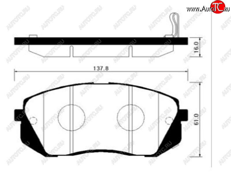 2 689 р. Колодки тормозные передние FR-FL SAT   Hyundai I40  1 VF - IX35 ( LM,  NU)  с доставкой в г. Москва