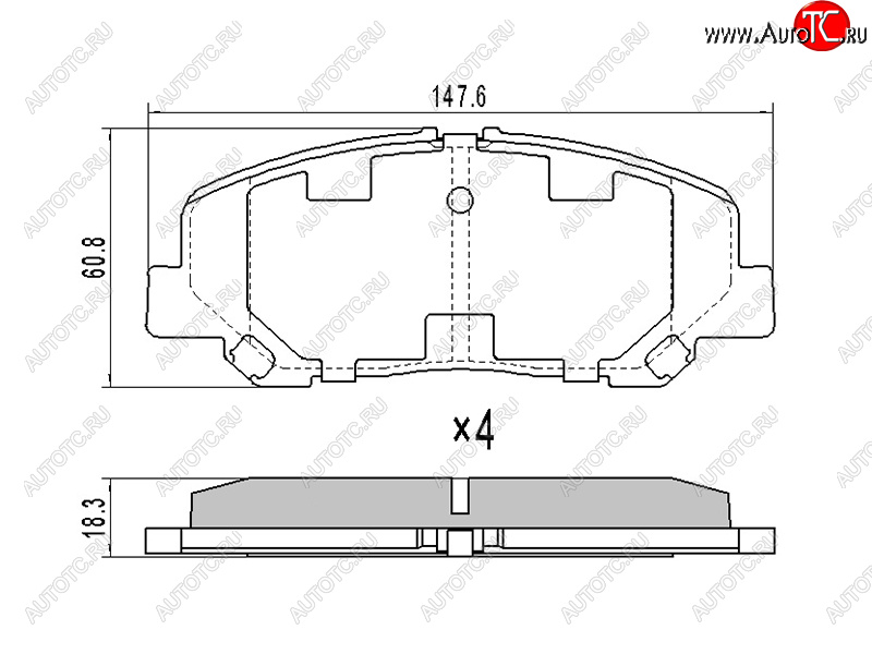 1 479 р. Колодки тормозные передние FR-FL SAT  Toyota Alphard  H20 (2008-2011) дорестайлинг  с доставкой в г. Москва