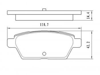 719 р. Колодки тормозные задние RH-LH SAT  Mazda 6 ( GG,  GG, GY) (2002-2008) лифтбэк дорестайлинг, седан дорестайлинг, универсал дорестайлинг, лифтбэк рестайлинг, седан рестайлинг, универсал рестайлинг  с доставкой в г. Москва. Увеличить фотографию 1