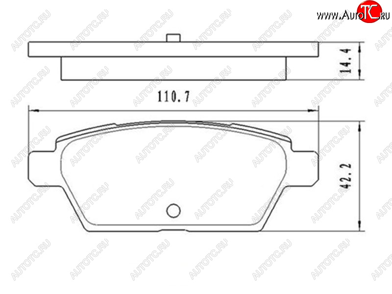 719 р. Колодки тормозные задние RH-LH SAT  Mazda 6 ( GG,  GG, GY) (2002-2008) лифтбэк дорестайлинг, седан дорестайлинг, универсал дорестайлинг, лифтбэк рестайлинг, седан рестайлинг, универсал рестайлинг  с доставкой в г. Москва