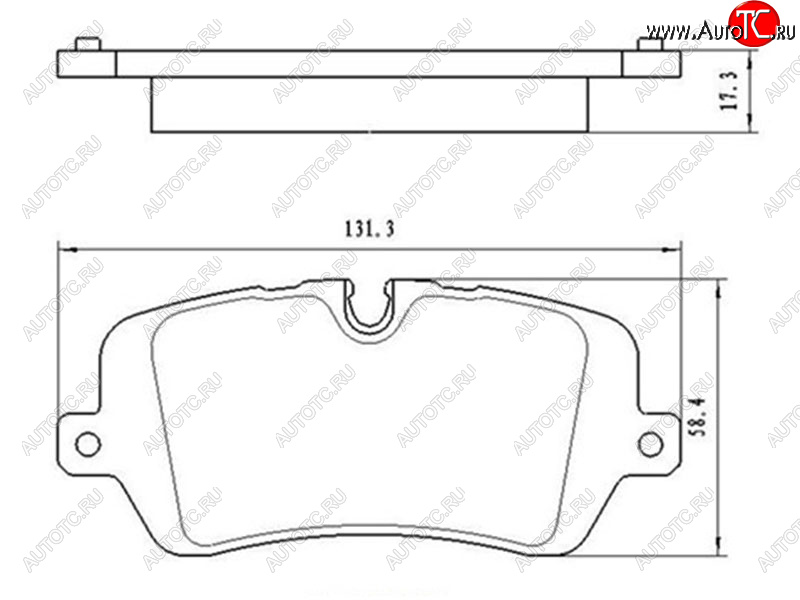 1 129 р. Копируемое: Колодки тормозные задние LH-RH SAT  Land Rover Discovery  5 L462 - Range Rover Sport  2 L494  с доставкой в г. Москва